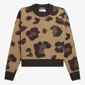 Fred Perry X Amy Winehouse Leopard sweater